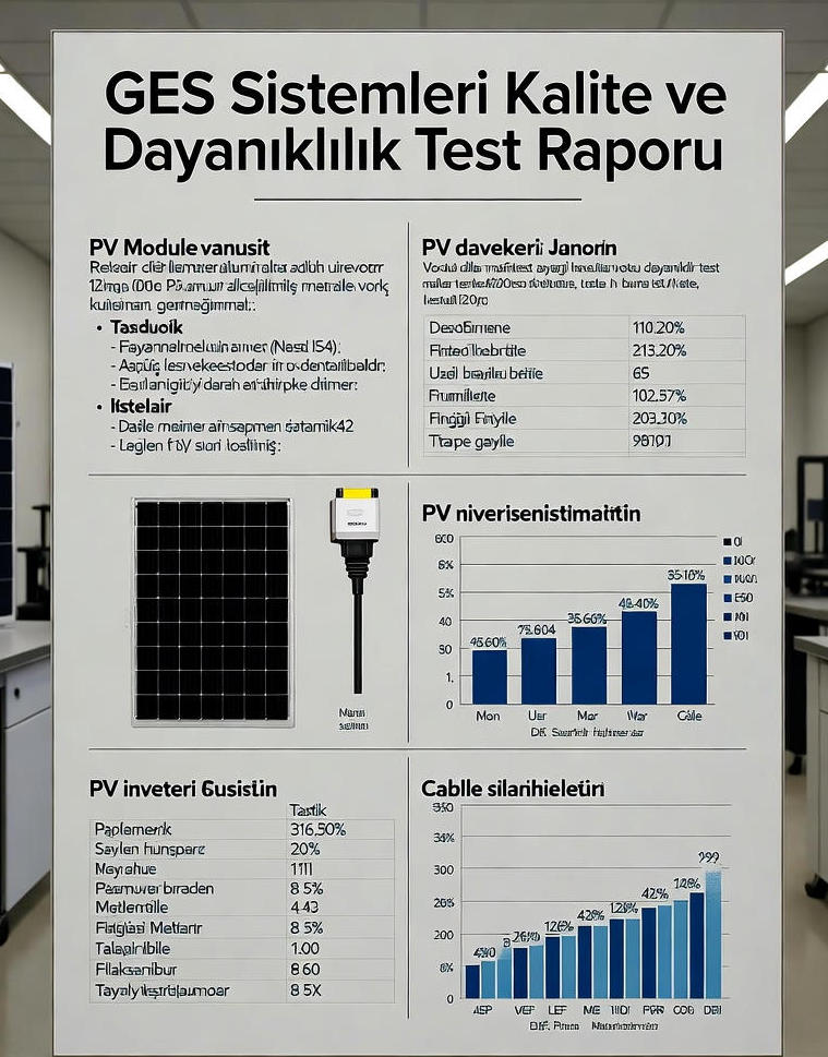 GES Sistemleri Kalite ve Dayanıklılık Test Teknikleri Resim